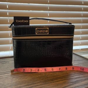 Bebe makeup box, black, NWT